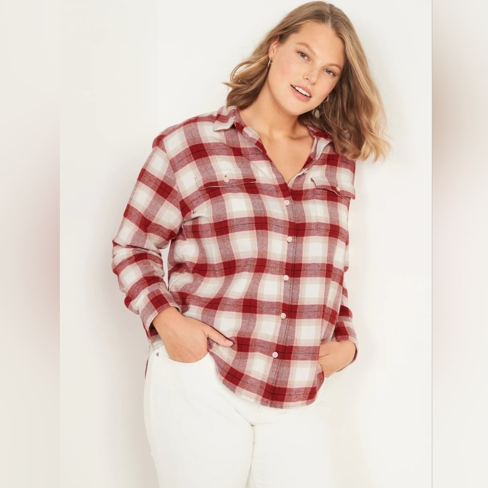 OLD NAVY | the boyfriend shirt 100% cotton